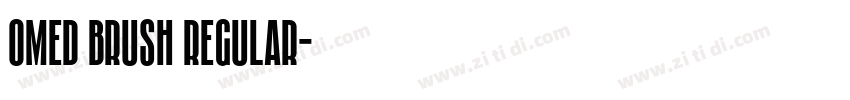 Omed Brush Regular字体转换